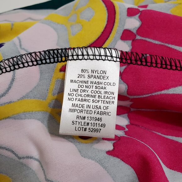 Jude Connally Womens Babe Dress XL Grand Florie Floral 3/4 Sleeve Collar Stretch - Picture 13 of 13